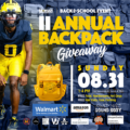 Back Pack Giveaway